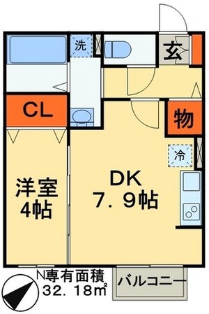 アゼリアの物件間取画像